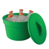 Bel-Art Magic Touch 2 High Performance Green Ice Bucket; 2.5 Liter With Lid